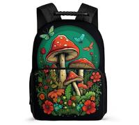 TPISLI Zaino Mushroom Da Donna E Uomo, Zaini Scolastici, Zaino Plant Theme Per Ragazzi Quinta Elementare Adolescenti Unisex, Moderno, Zaini Per La Scuola Il Tempo Libero