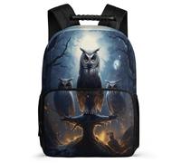 TPISLI Zaino Owl Da Donna E Uomo, Zaini Scolastici, Zaino Bird Theme Per Ragazzi Quinta Elementare Adolescenti Unisex, Moderno, Zaini Per La Scuola Il Tempo Libero