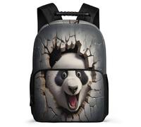 TPISLI Zaino Panda Rucksack Per Ragazze, School Backpack Ragazzi, Zaini Scolastico, Zainetto 3D Animal Crack Zaino Da Giorno, École Primaire Elegante Per Scuola 28 X 16 X 40 Cm