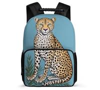 TPISLI Zaino Per 2-5 Ère Année Ragazzi Zaini Cheetah Scolastici, Borsa Da Scuola Per, Moda Zaino Leopard Animal Tempo Libero