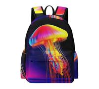 TPISLI Zaino per Computer Jellyfish Pattern 9-12 Anni Ragazzi Zainetto Marine Life Ragazze Studenti Cartella Grande Capiente Capiente, School Bag per Lezioni Viaggio e Tempo Libero