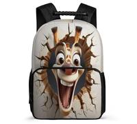TPISLI Zaino Per Giraffe Zaini Scolastico Ragazze Adolescenti Zaino 3D Animal Cracker Scolastico Leggero Zaini All'aperto Per Il Tempo Libero