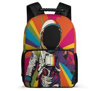 TPISLI Zaino per Scuola Astronaut per Bambini Bambine 7-12 Anni Borsa Scolastica Spaceman Primaria Daypack, Tessuto 1680D Dettagli in Feltro Viaggio Uso Quotidiano