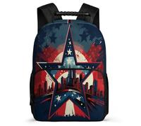 TPISLI Zaino per Scuola Five-Pointed Star Elementare per Bambini Bambine Borsa Scolastica Star 6-10 Anni Daypack, Resistente Leggero Schienale Imbottito Ritorno a Scuola