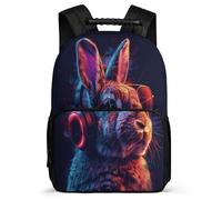 TPISLI Zaino Rabbit Da Donna E Uomo, Zaini Scolastici, Zaino Animal Bunny Per Ragazzi Quinta Elementare Adolescenti Unisex, Moderno, Zaini Per La Scuola Il Tempo Libero