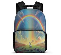 TPISLI Zaino Rainbow Per Ragazzi, Zaino Colourful Landscape Scolastico Adolescenti Zaini Scolastico Leggero Zainetti Per All'aperto Il Tempo Libero