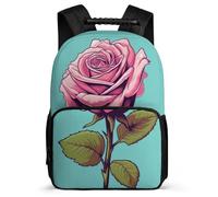 TPISLI Zaino Rose Rucksack Per Ragazze, School Backpack Ragazzi, Zaini Scolastico, Zainetto Flower Zaino Da Giorno, École Primaire Elegante Per Scuola 28 X 16 X 40 Cm