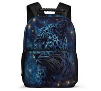 TPISLI Zaino Scolastico Cheetah Print per Bambini Bambine 6-11 Anni Borsa Scuola Leopard Animal Classe 2-4 School Bag, Manico Robusto Resistente Leggero Gite Brevi
