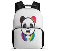 TPISLI Zaino Scolastico Cute Panda Classe 3-5 per Bambina Cartella Scolastica Kawaii Animal 8-12 Anni Daypack, Schienale Imbottito Manico Robusto Viaggio Uso Quotidiano