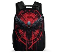 TPISLI Zaino Scolastico Eagle Motif per Bambino 8-12 Anni Borsa Scolastica Bird Print Elementare Backpack, Manico Robusto Tessuto 1680D Viaggio Uso Quotidiano