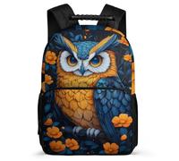 TPISLI Zaino Scolastico Owl Classe 2-4 per Bambini Bambine, Zainetto Bird Cartella Scolastica, Daypack, Tessuto 1680D, Dettagli in Feltro, Manico Robusto