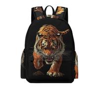 TPISLI Zaino Scolastico Tiger Alunni Elementare Borsa Scuola Animal Tiger Ragazzi 10-15 Anni School Bag Comodo Durable Tempo Libero Gita Viaggio Uso Quotidiano