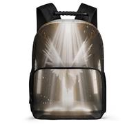 TPISLI Zaino Scolastico Wings Classe 2-4 per Bambino Zaino Scuola Angels Motif 7-12 Anni Daypack, Tessuto 1680D Manico Robusto Viaggio Uso Quotidiano
