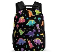 TPISLI Zaino Scuola Dinosaurs per Studenti Primaria Cartella Scolastica Animals 5-10 Anni Daypack, Schienale Imbottito Manico Robusto Regalo Compleanno