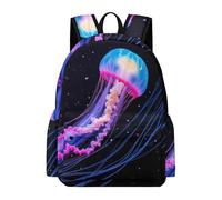 TPISLI Zaino Scuola Jellyfish Motif Bambino Elementare Borsa Scolastica Ocean Creature Bambina 8 Anni Cartella Scolastica Elementare School Bag, Tempo Libero Outdoor Uso Quotidiano