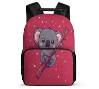 TPISLI Zaino Scuola Koala Pattern per Bambino Bambina Classe 2-4 Cartella Scolastica Animal Print 8-12 Anni School Bag, Tessuto 1680D Schienale Imbottito Regalo Compleanno