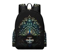 TPISLI Zaino Scuola Peacock Pattern Ragazzo Classe 6 Borsa Scolastica Animal Ragazze Classe 6-8 Cartella Scolastica Studenti School Bag, Tempo Libero Outdoor Uso Quotidiano