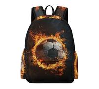 TPISLI Zaino Scuola Ragazzi Adolescenti Grandi Zaini Scuola Ragazze Cartelle Zaini Bambini Stampa Di Football Zaini Per 8-16 Anni Zaini Soccer 3D Scuola Per Ragazzi