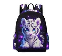 TPISLI Zaino Scuola Tiger Pattern Ragazzo 13 Anni Borsa Scolastica Animal Ragazza Classe 7 Cartella per Studenti Daypack, Tempo Libero Outdoor Uso Quotidiano