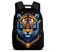 TPISLI Zaino Scuola Tiger Print per Bambino 8-12 Anni Zaino Scuola Animal Elementare Backpack, Schienale Imbottito Manico Robusto Viaggio Uso Quotidiano