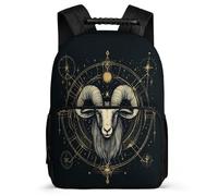 TPISLI Zaino Sheep Pattern Classe 2-4 per Bambino Bambina Zaino Scuola Zodiac 7-12 Anni Backpack, Schienale Imbottito Manico Robusto Viaggio Uso Quotidiano