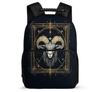 TPISLI Zaino Sheep Pattern per Bambini Elementare Borsa Scolastica Zodiac 6-11 Anni Daypack, Resistente Leggero Dettagli in Feltro Viaggio Uso Quotidiano