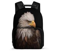 TPISLI Zaino White Headed Eagle Per École Primaire, Zaini Scuola Bird Theme Zainetto, Zaino Da Viaggio Alla Moda Borsa Per La Scuola Ragazzi Ragazze, Regalo Adolescenti