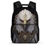 TPISLI Zaino White Headed Eagle Per Ragazze Ragazzi, Zaino Scuola Bird Theme Elementare Zainetto Adolescenti Zaini Per Studenti Leggeri Cartella De Scuola, Viaggi, Uso Quotidiano