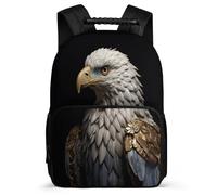 TPISLI Zaino White Headed Eagle Rucksack Per Ragazze, School Backpack Ragazzi, Zaini Scolastico, Zainetto Bird Theme Zaino Da Giorno, École Primaire Elegante Per Scuola 28 X 16 X 40 Cm