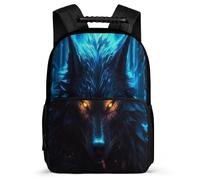 TPISLI Zaino Wolf Da Donna E Uomo, Zaini Scolastici, Zaino Animal Wolve Per Ragazzi Quinta Elementare Adolescenti Unisex, Moderno, Zaini Per La Scuola Il Tempo Libero
