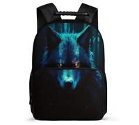 TPISLI Zaino Wolf Da Donna E Uomo, Zaini Scolastici, Zaino Animal Wolve Per Ragazzi Quinta Elementare Adolescenti Unisex, Moderno, Zaini Per La Scuola Il Tempo Libero