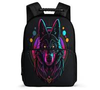 TPISLI Zaino Wolf Per Scuola Ragazzo E Ragazza Zainetti Animal Wolve A Colori Alla Moda, Zaini Campus, Zaino Giornaliero, Zainetto Per Il Tempo Libero Adolescenti