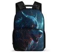 TPISLI Zaino Wolve Da Donna E Uomo, Zaini Scolastici, Zaino Animal Wolf Per Ragazzi Quinta Elementare Adolescenti Unisex, Moderno, Zaini Per La Scuola Il Tempo Libero