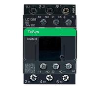 TPKMVGAP Contattore CC trifase normalmente Aperto Controllo Bobina CC LC1D18BDC LC1D38MDC LC1D09A-38A DC24V 48V 110V 220V(DC LC1D09A,110V)