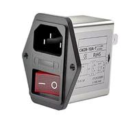 TPKMVGAP Filtro di Potenza Tipo Presa CW2B-3A-T CW2B-6A-T CW2B-10A-T con Interruttore della Luce for l'illuminazione Anti-inceppamento CW2C-10A-T(CW2B-3A-T)
