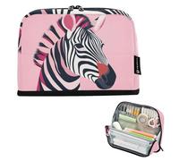 tplaotee Animale Animale Rosa Matita Custodia di Grande Capacità Penna Caso Cosmetici Sottile Cancelleria di Stoccaggio per Teen Boys Ufficio bolsas para herramientas