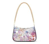 tplaotee Astratto Art Dancing Squares catena alla moda portafogli borse per le donne borsa a tracolla per il lavoro