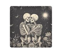 tplaotee boho moon stars love borsa per il trucco autoadesiva panno organizzatore cosmetico avvolgere obiettivo fotocamera panno involucro per organizzazione dimensioni 55,1 x 55,1 cm