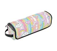 tplaotee Borsa da viaggio per strumenti per capelli e tappetino resistente al calore, con cerniera, impermeabile, per ferri da stiro, piastre, arricciacapelli, vestito da principessa, corona, cartone