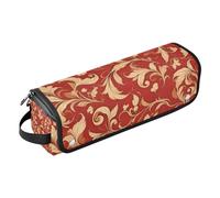 tplaotee Borsa da viaggio per strumenti per capelli e tappetino resistente al calore, organizer per strumenti per capelli di grande capacità, per ferro arricciacapelli, piastra per capelli piatta,