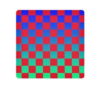 tplaotee Buffalo plaid check rosso blu verde gradiente protettivo trucco custodia da viaggio panno cosmetico borsa da viaggio organizzatore avvolgere obiettivo fotocamera panno involucro trucco per le