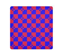 tplaotee Buffalo plaid viola cremisi Borsa cosmetica autoadesiva Panno Organizzatore Cosmetico Wrap Camera Lens Panno Wrapper Trucco Per Le Donne Dimensioni 55,1 x 55,1 cm