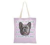 tplaotee Cardo Solido Colore Puro Pianura Personalizzato Pet Avatars su Tote Bag Tela Immagine Personalizzata Borse della spesa di Tela Per La Spesa di Tela Totes di Tela Bulk Per Le Donne Vuoti