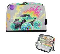tplaotee Cartone animato Cool Fuoristrada Veicolo Matita Borse Grande Capacità Penna Sacchetto di Alta Capacità Astuccio Portapenne per Teens Viaggio cartuchera para lapices nina grandes