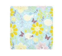 tplaotee fiori di primavera colore chiaro autoadesivo cosmetici sacchetti panno cosmetico borsa da viaggio organizzatore avvolgere fotocamera lente panno involucro organizzatore borse per donne
