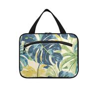 tplaotee Foglie di palma Verde Acquerello appeso borse per le donne in viaggio con gancio, designer necessità cura della pelle borsa per viaggio essenziale zaino in spalla bolsa de maquillaje para