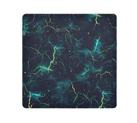tplaotee fulmini bulloni verde Blu Magia Trucco Sacchetti Panno Organizzatore di Viaggio Wrap Camera Lens Panno Wrapper Trucco Per Le Donne Dimensioni 55,1 x 55,1 cm