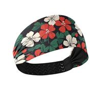 tplaotee Geranio Arte Etnica Stile Cartoon No Slip Fascia per le donne Moda Elastica Fasce per il sudore per le donne per Corsa Palestra Basket