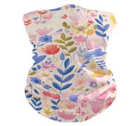 tplaotee Ghetta per testa e collo a prova di vento con fiori carini colorati per caldo/freddo, maschere multiuso per il viso, per lo sport, lo sci, l'escursionismo