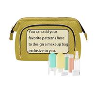 tplaotee Giallo Gradiente Cosmetico Organizer Bag Personalizza Leggero Della Moneta Delle Donne Borsa Cambiamento per il Trucco, Gradiente giallo, 1 size